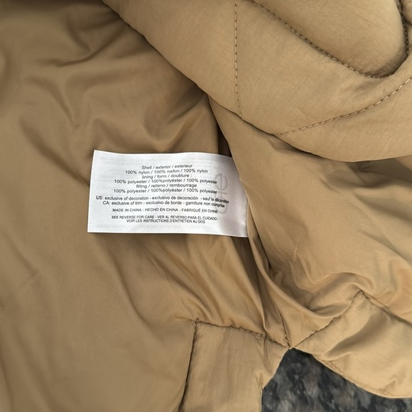 Bass Outdoor Tan Kelp Quilted Hooded Jacket NWT XL - Picture 12 of 14